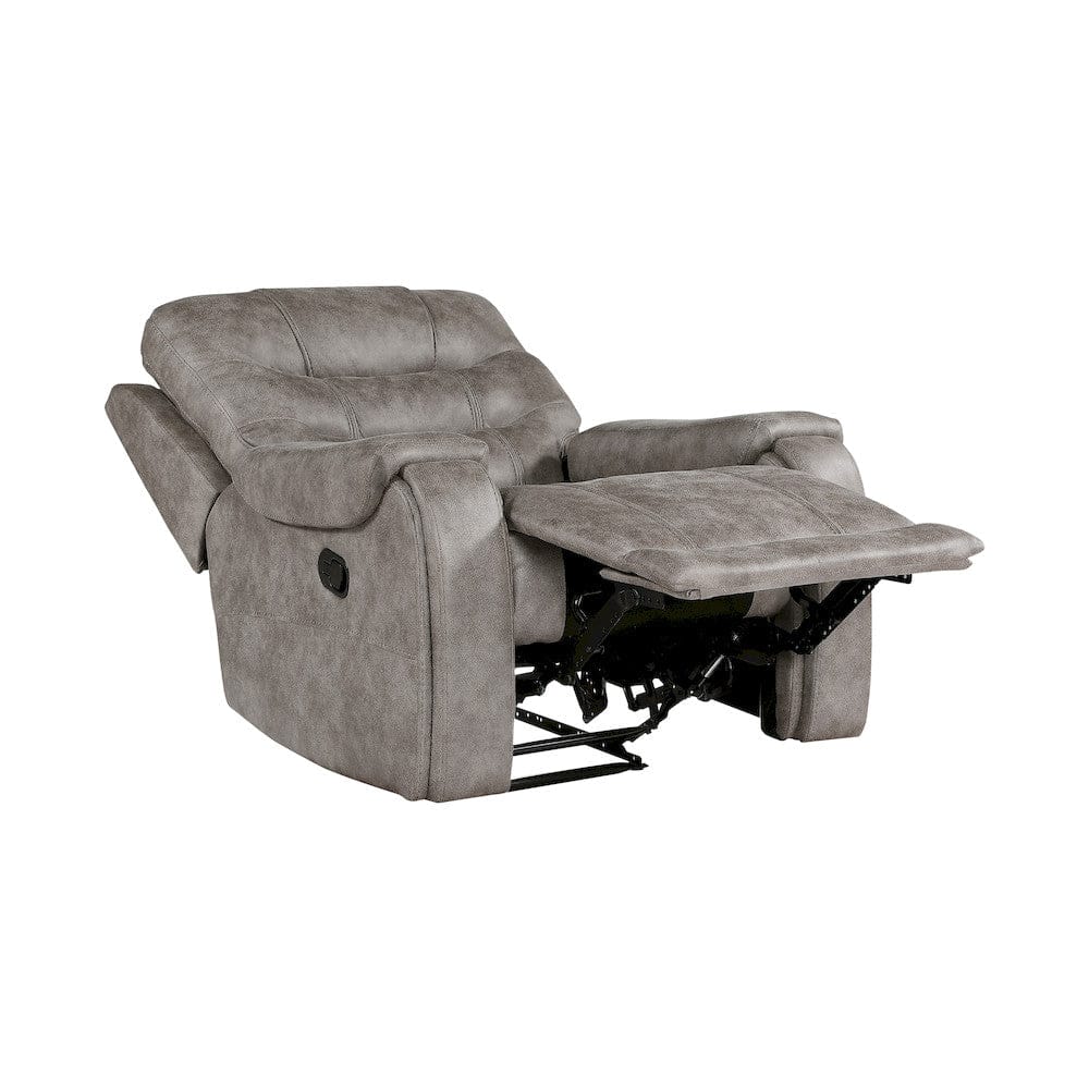 Homelegance  - Oberon Reclining Chair in Grayish brown - 9634GBR-1  view 2