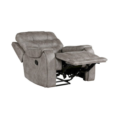 Homelegance  - Oberon Reclining Chair in Grayish brown - 9634GBR-1  view 2