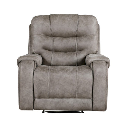 Homelegance  - Oberon Reclining Chair in Grayish brown - 9634GBR-1  view 4
