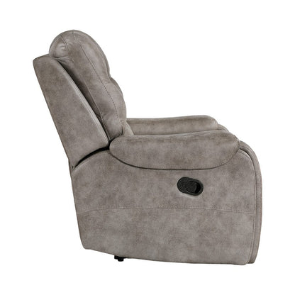 Homelegance  - Oberon Reclining Chair in Grayish brown - 9634GBR-1  view 5