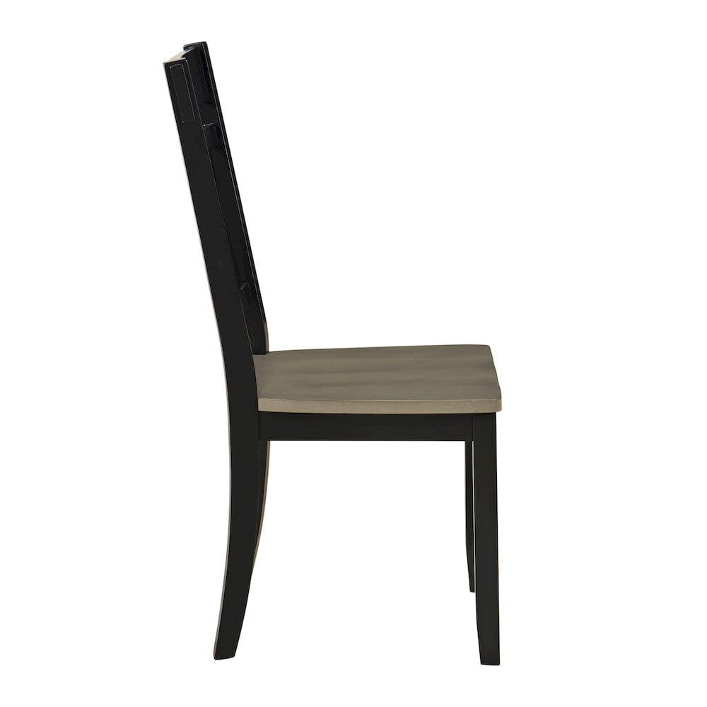 Homelegance  - Ogden Side Chair - 5985BKS  view 3