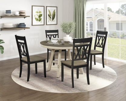 Homelegance  - Ogden Side Chair - 5985BKS  view 6