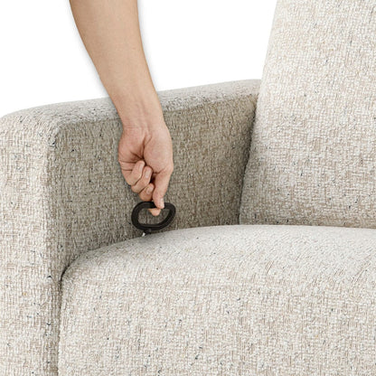 Homelegance  - Olathe Swivel Glider Reclining Chair in Quartz - 9504-1  view 7