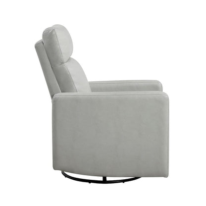 Homelegance  - Olathe Swivel Glider Reclining Chair in Smoke - 9504SM-1  view 3