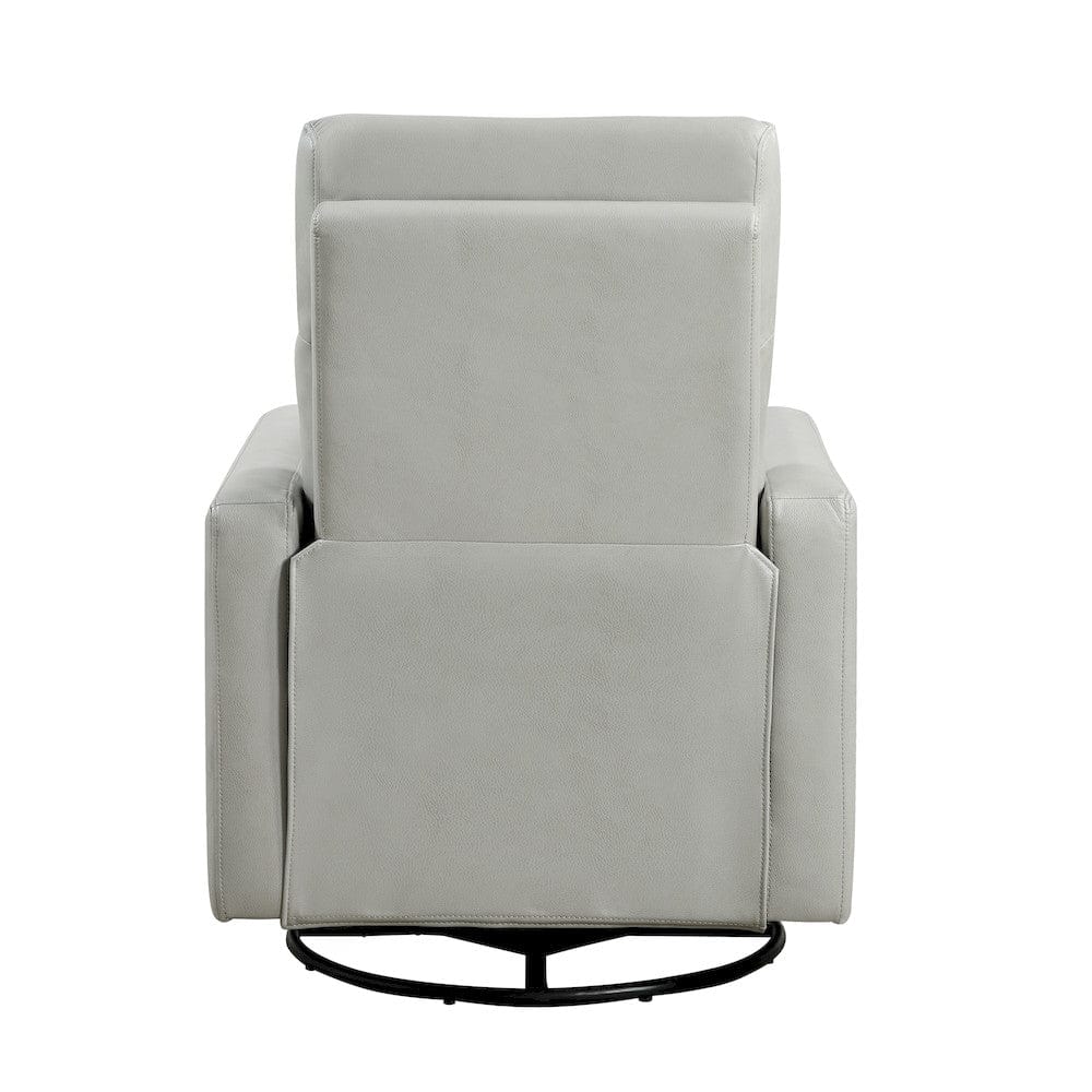Homelegance  - Olathe Swivel Glider Reclining Chair in Smoke - 9504SM-1  view 4
