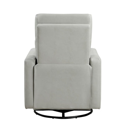 Homelegance  - Olathe Swivel Glider Reclining Chair in Smoke - 9504SM-1  view 4