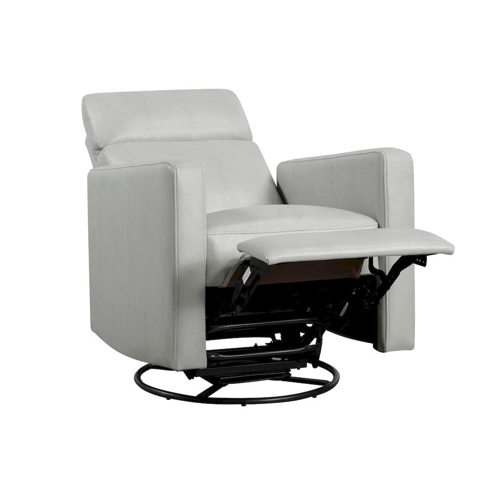 Homelegance  - Olathe Swivel Glider Reclining Chair in Smoke - 9504SM-1  view 5