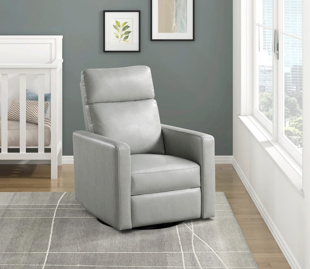 Homelegance  - Olathe Swivel Glider Reclining Chair in Smoke - 9504SM-1  view 8