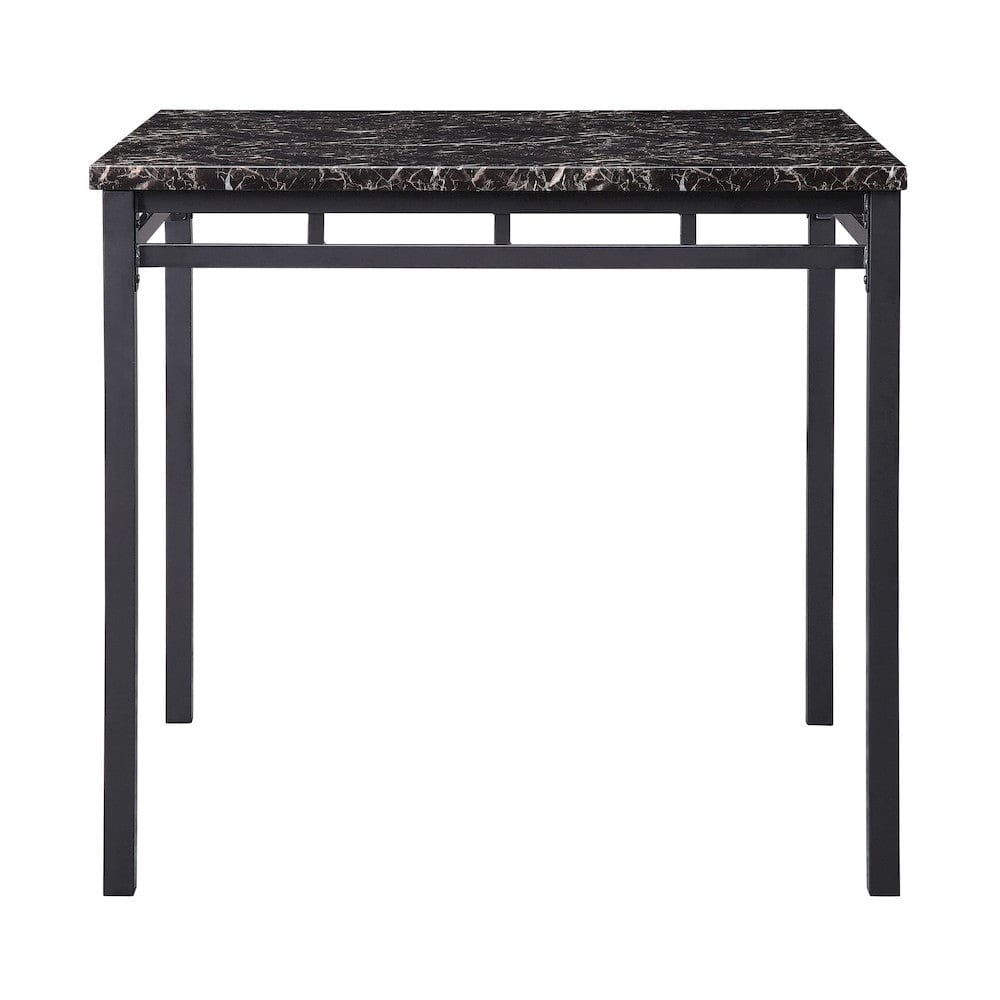 Homelegance  - Olney 5-Piece Pack Counter Height Set, Faux Marble Top in Dark Brown - 5275-36  view 2