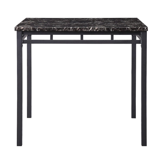 Homelegance  - Olney 5-Piece Pack Counter Height Set, Faux Marble Top in Dark Brown - 5275-36  view 2