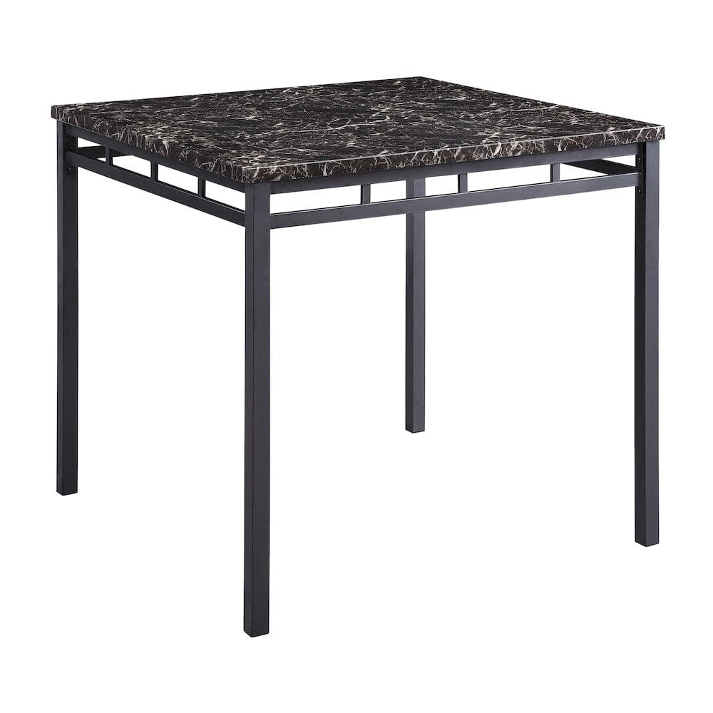 Homelegance  - Olney 5-Piece Pack Counter Height Set, Faux Marble Top in Dark Brown - 5275-36  view 3
