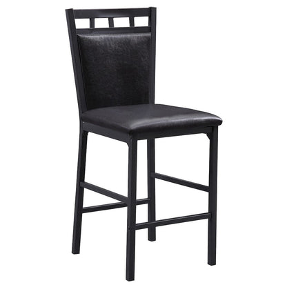 Homelegance  - Olney 5-Piece Pack Counter Height Set, Faux Marble Top in Dark Brown - 5275-36  view 5