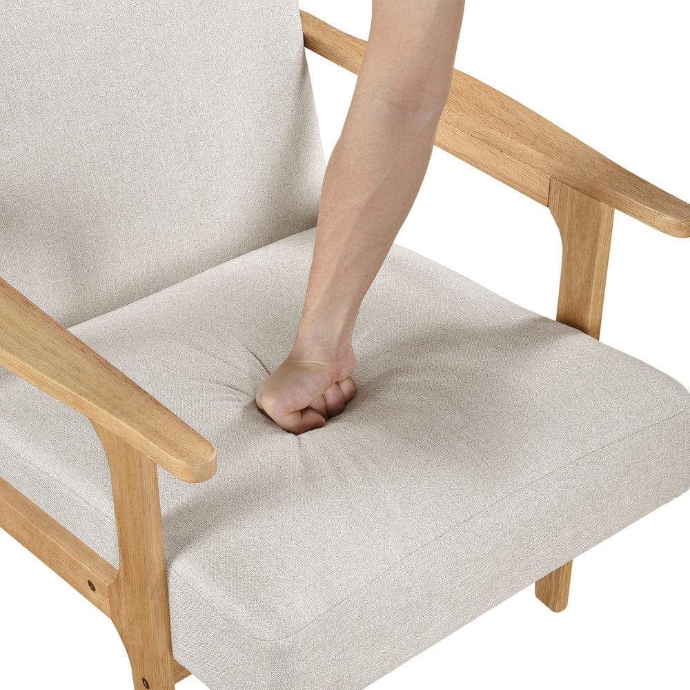 Homelegance  - Omara Accent Chair in Beige - 1106NABE-1  view 6