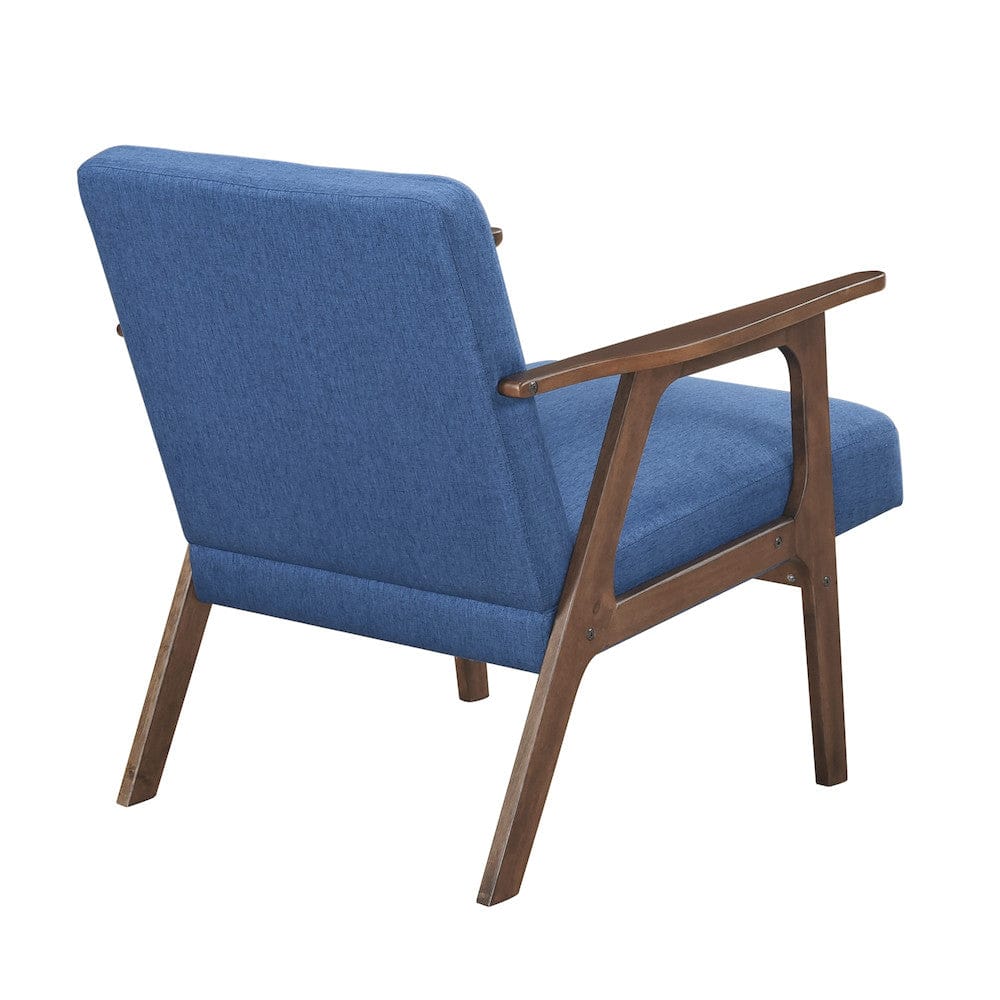 Homelegance  - Omara Accent Chair in Blue - 1106BU-1  view 3