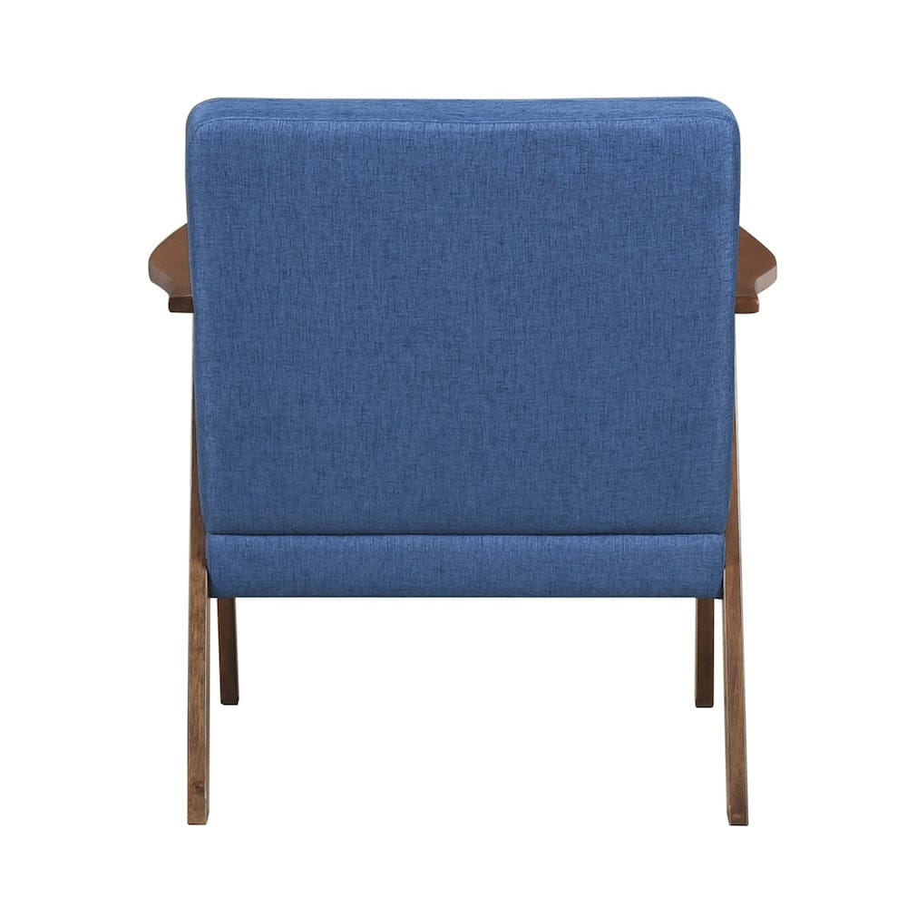 Homelegance  - Omara Accent Chair in Blue - 1106BU-1  view 4