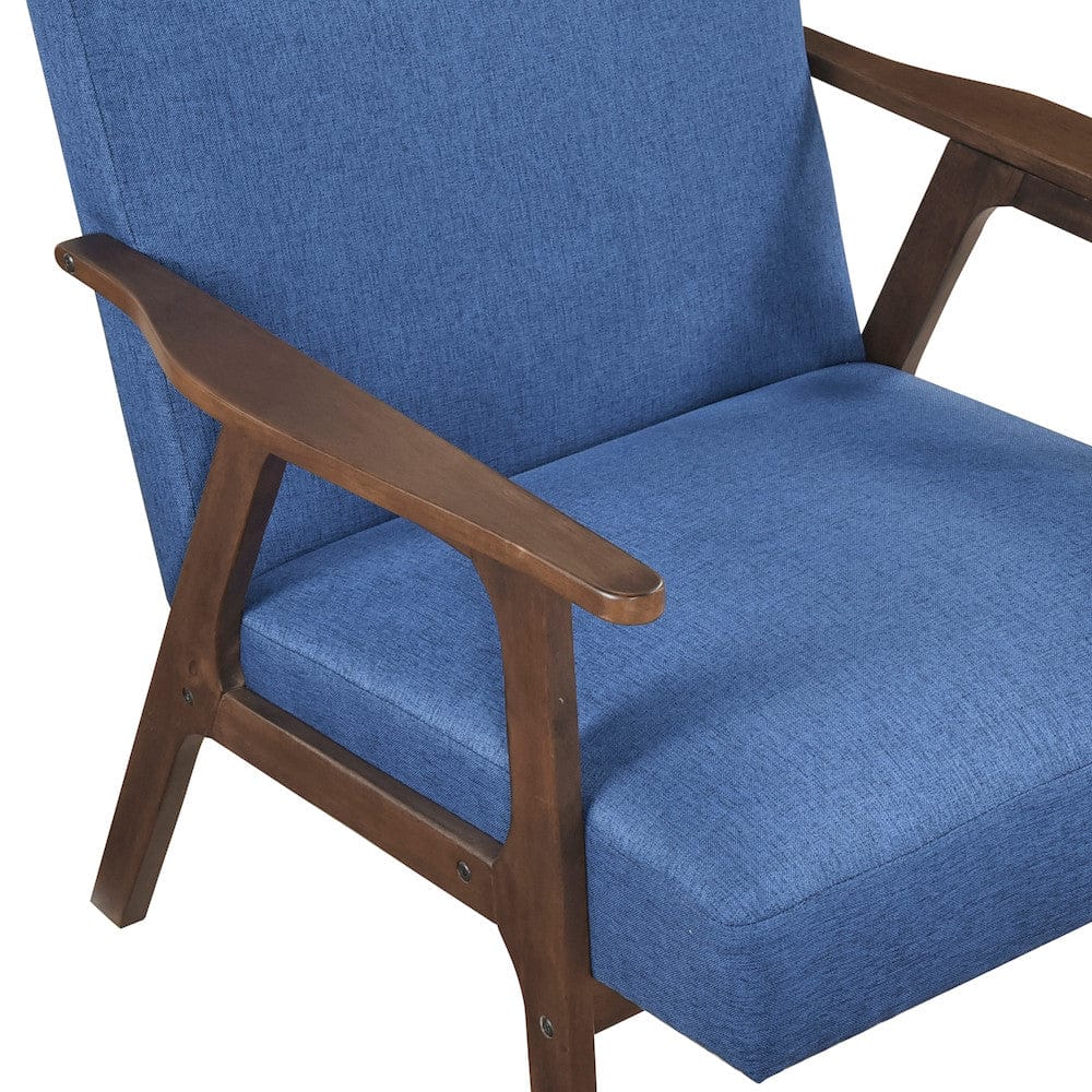 Homelegance  - Omara Accent Chair in Blue - 1106BU-1  view 5