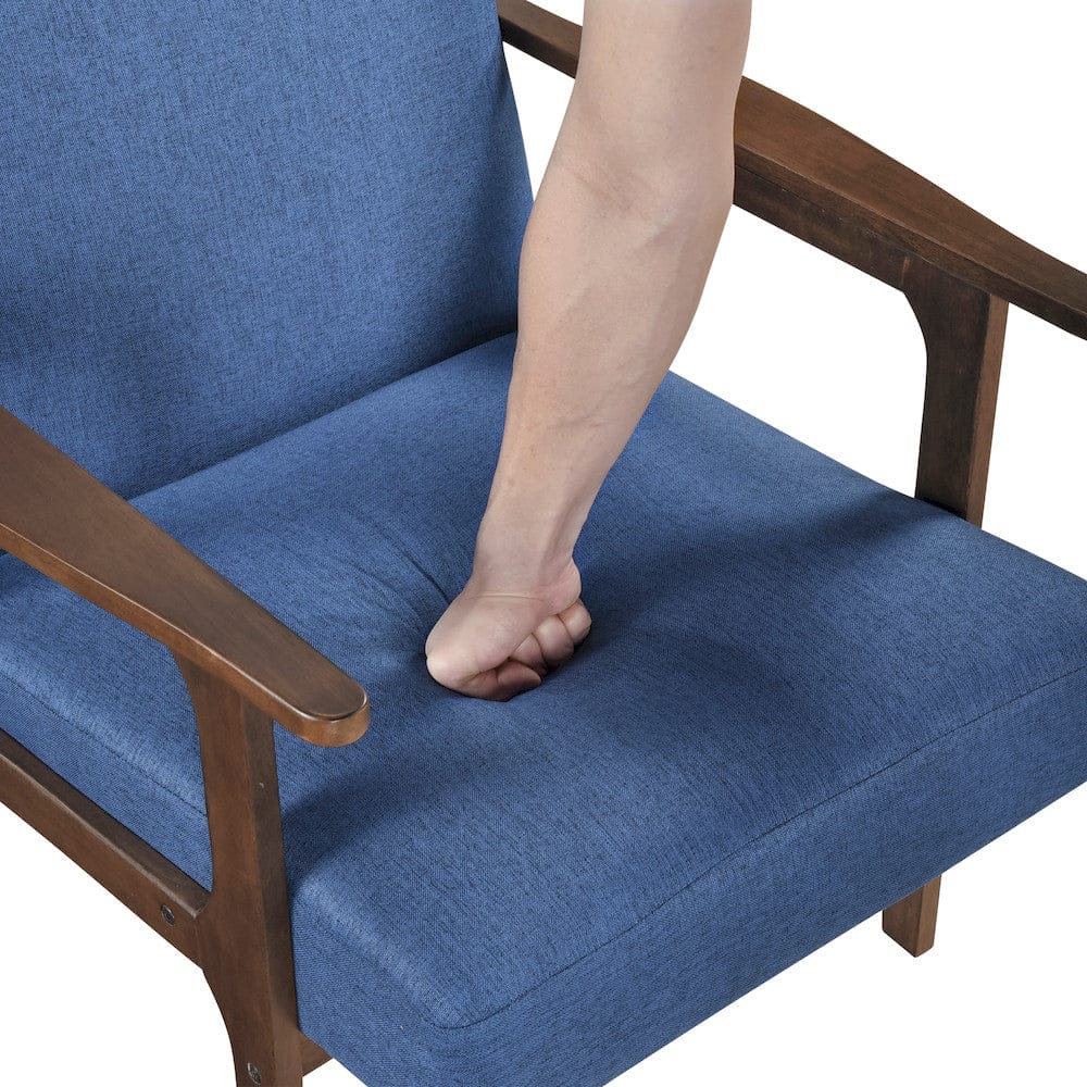 Homelegance  - Omara Accent Chair in Blue - 1106BU-1  view 6