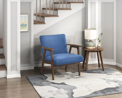 Homelegance  - Omara Accent Chair in Blue - 1106BU-1  view 7
