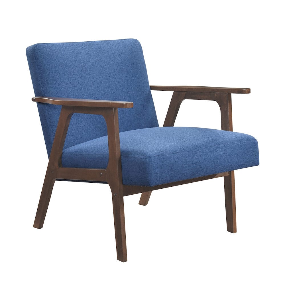 Homelegance  - Omara Accent Chair in Blue - 1106BU-1  view 8
