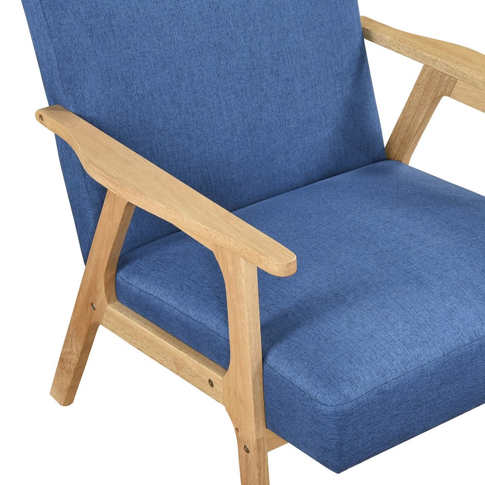 Homelegance  - Omara Accent Chair in Blue - 1106NABU-1  view 3