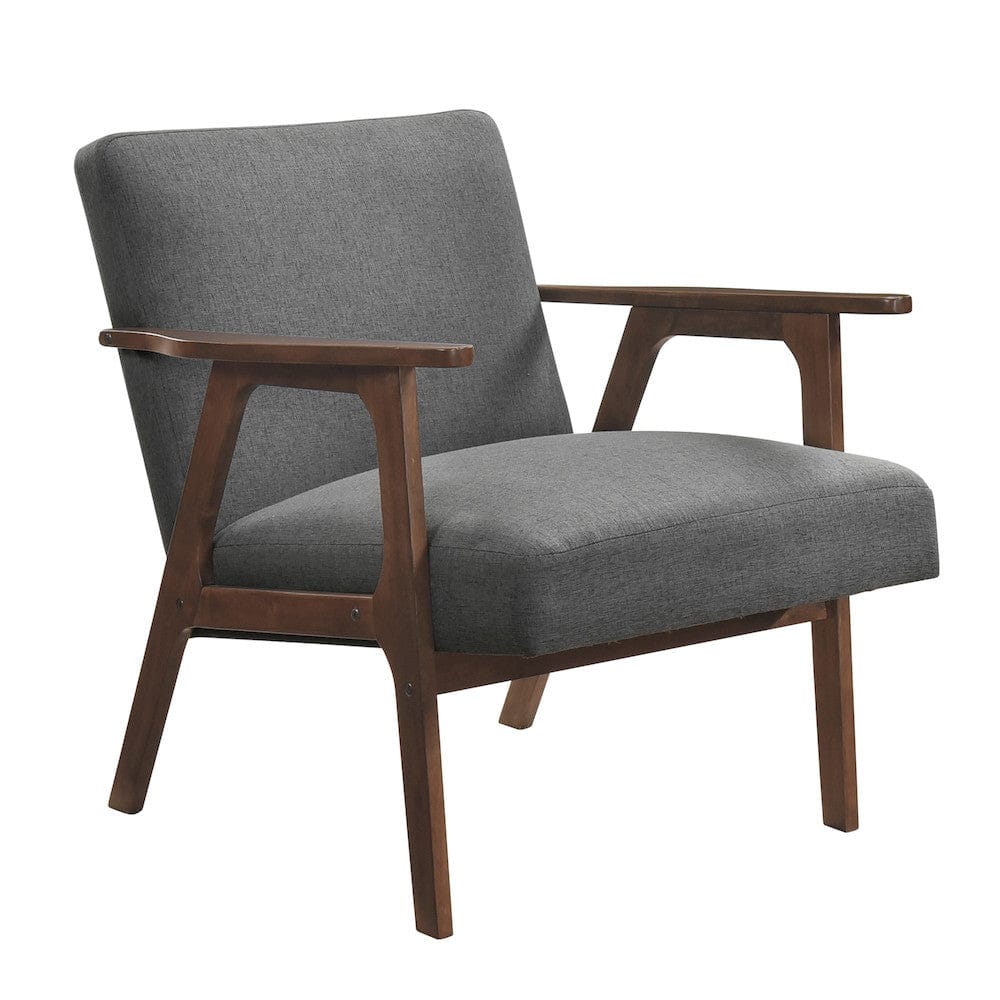 Homelegance  - Omara Accent Chair in Dark gray - 1106DG-1  view 1