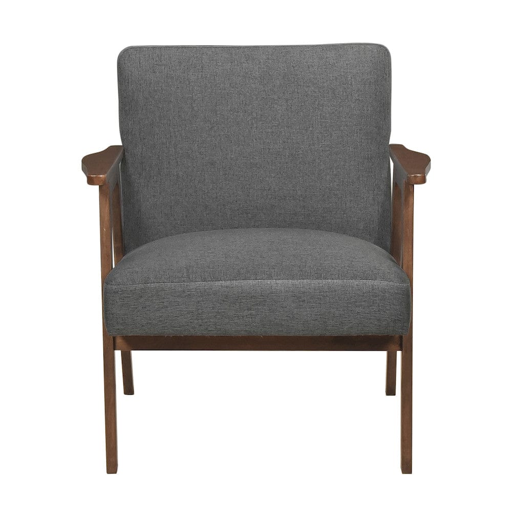 Homelegance  - Omara Accent Chair in Dark gray - 1106DG-1  view 5