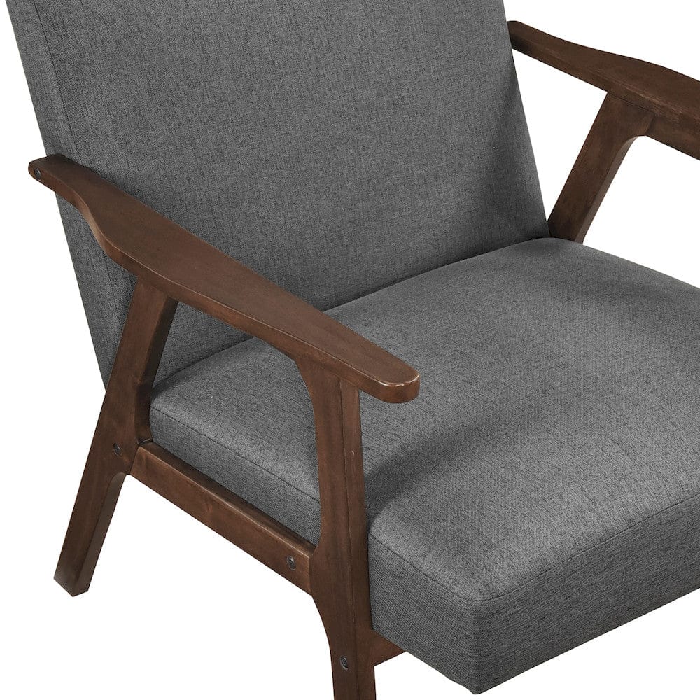 Homelegance  - Omara Accent Chair in Dark gray - 1106DG-1  view 9