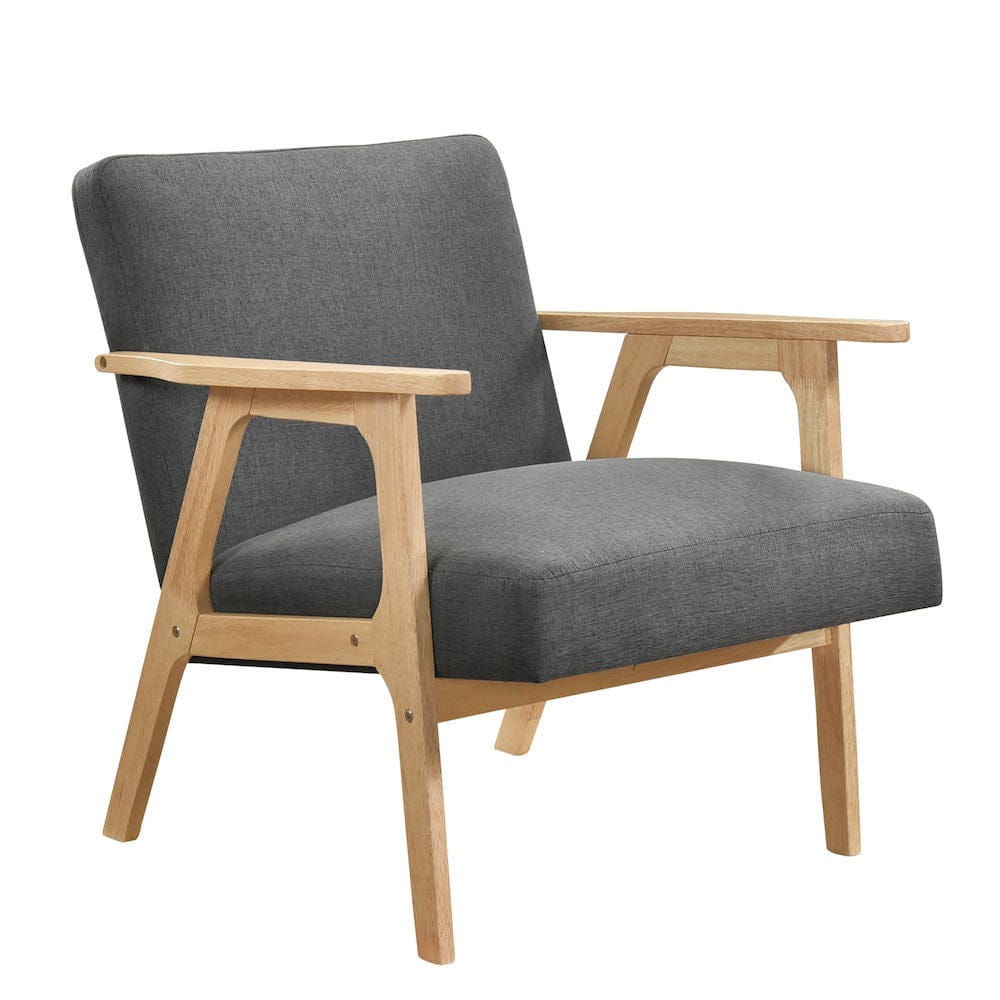 Homelegance  - Omara Accent Chair in Dark gray - 1106NADG-1  view 1