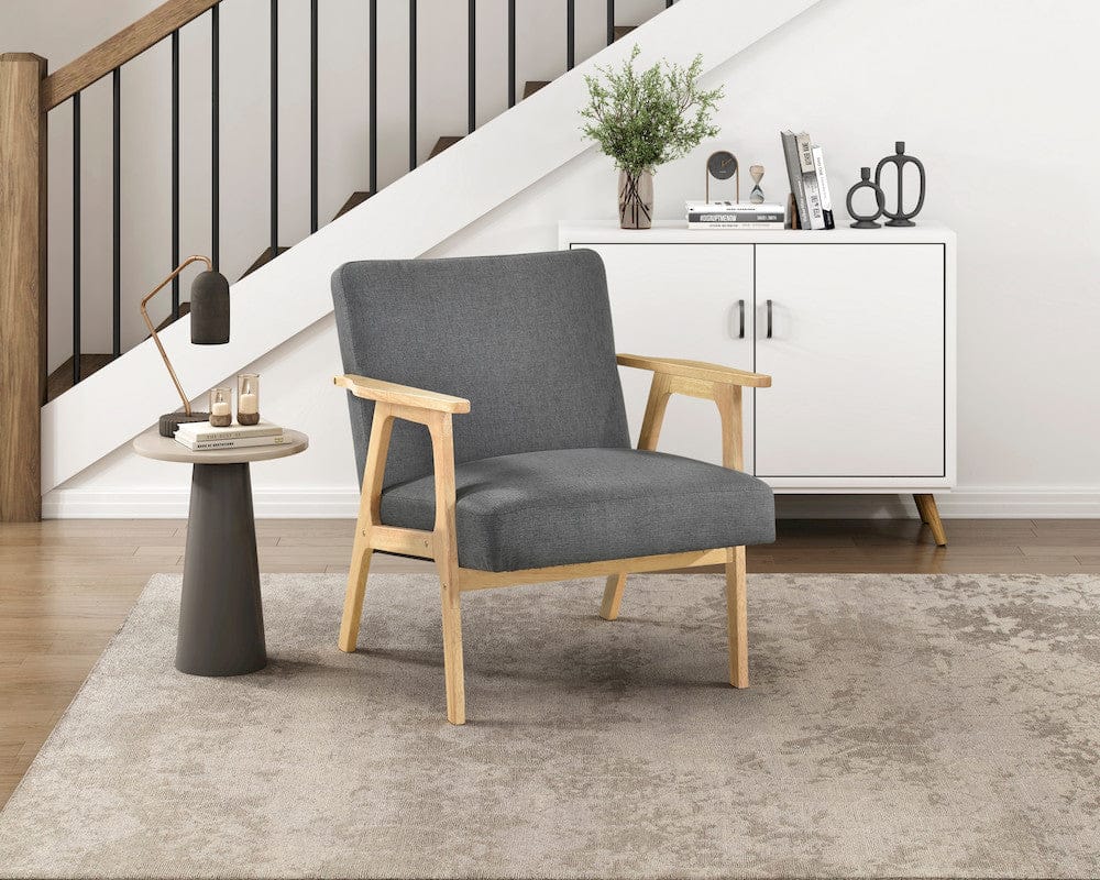 Homelegance  - Omara Accent Chair in Dark gray - 1106NADG-1  view 8