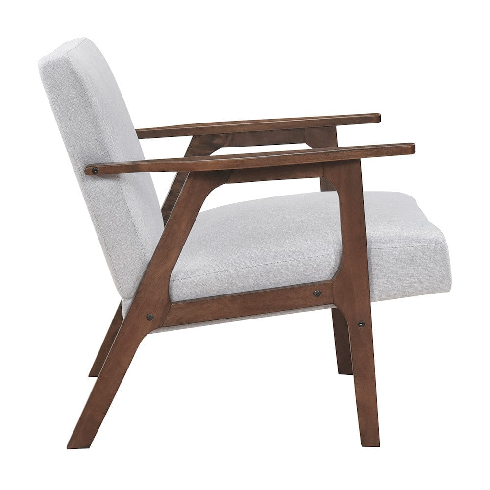Homelegance  - Omara Accent Chair in Gray - 1106GY-1  view 4