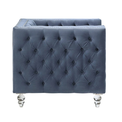 Homelegance  - Orina Chair in Dark blue - 9349DBU-1  view 4