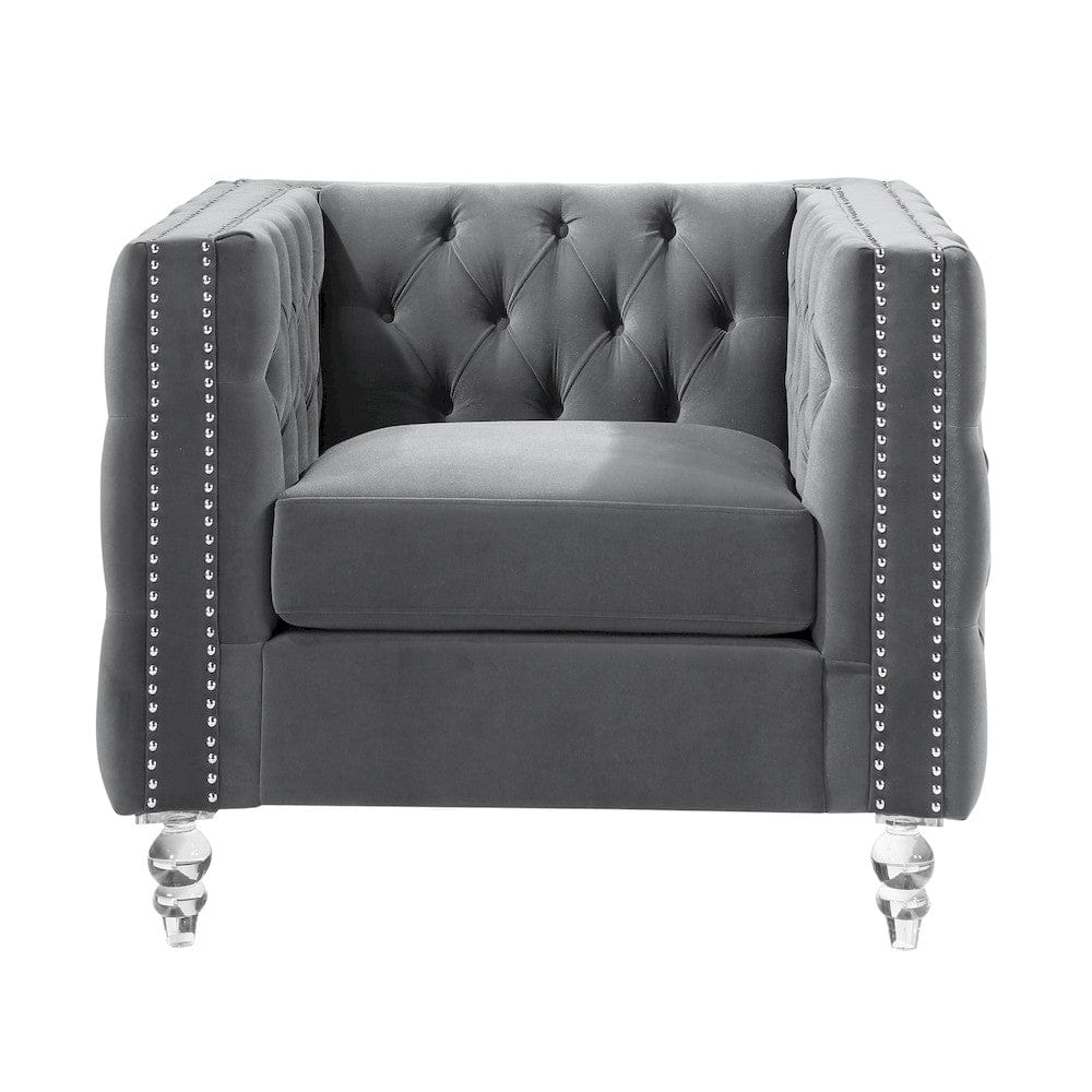 Homelegance  - Orina Chair in Gray - 9349GRY-1  view 1