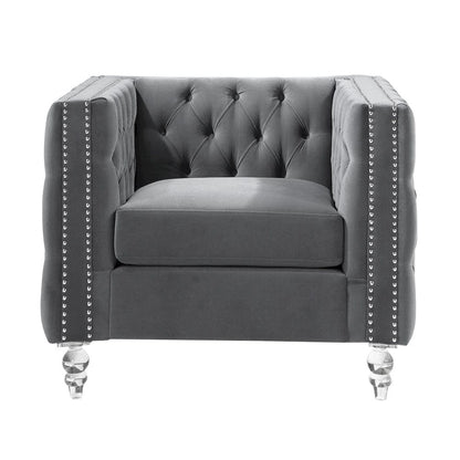 Homelegance  - Orina Chair in Gray - 9349GRY-1  view 1