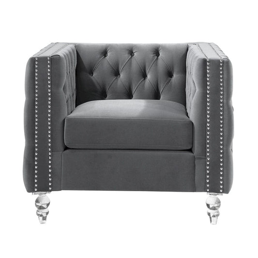 Homelegance  - Orina Chair in Gray - 9349GRY-1  view 1