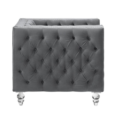 Homelegance  - Orina Chair in Gray - 9349GRY-1  view 3