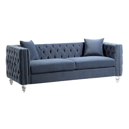 Homelegance  - Orina Sofa in Dark blue - 9349DBU-3  view 2