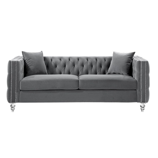 Homelegance  - Orina Sofa in Gray - 9349GRY-3  view 1