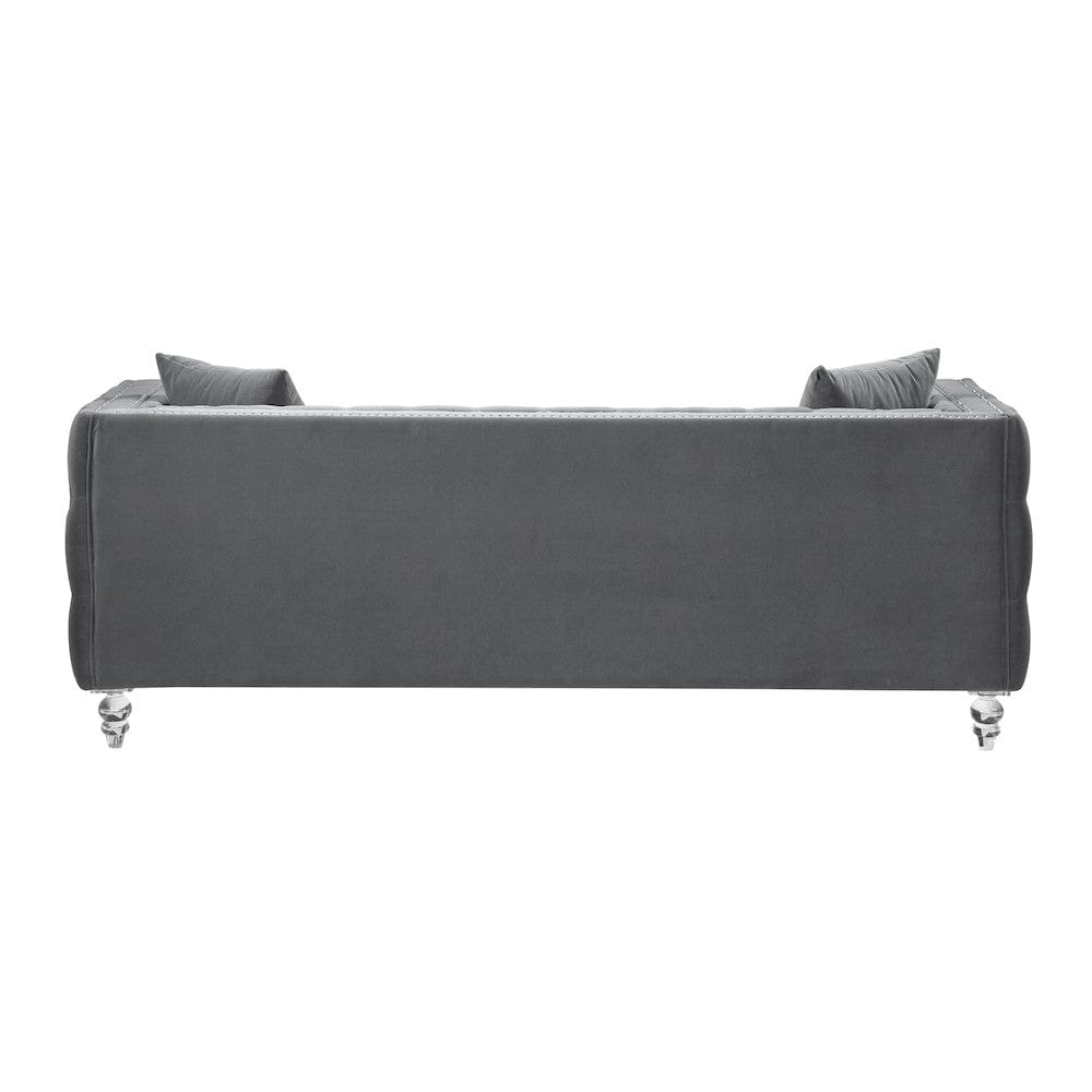 Homelegance  - Orina Sofa in Gray - 9349GRY-3  view 3