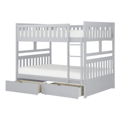Homelegance  - Orion Full/Full Bunk Bed W/ Storage Boxes - B2063FF-1xT  view 1