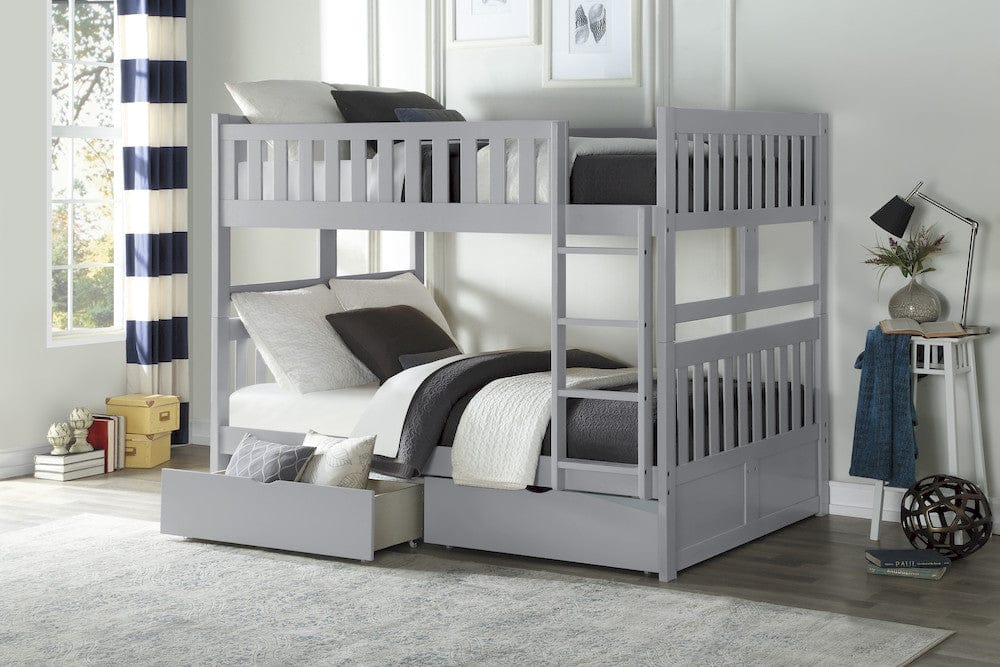 Homelegance  - Orion Full/Full Bunk Bed W/ Storage Boxes - B2063FF-1xT  view 7