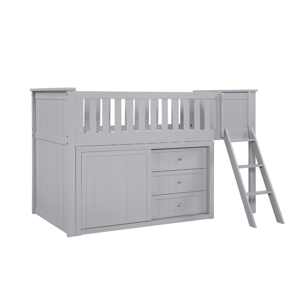 Homelegance  - Orion Low Loft Bunk W/ Bookcase and 2 Dressers - B2063LL-1xBC2DR  view 3