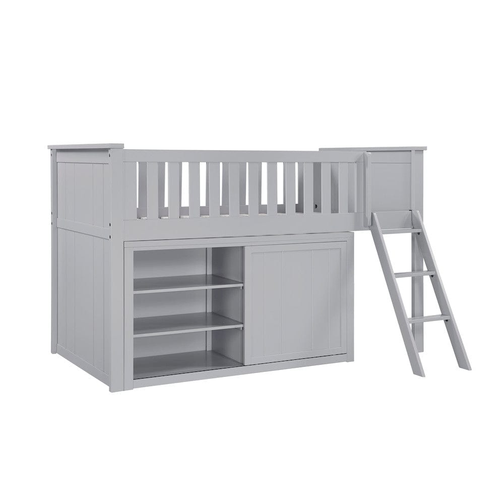 Homelegance  - Orion Low Loft Bunk W/ Bookcase and 2 Dressers - B2063LL-1xBC2DR  view 9