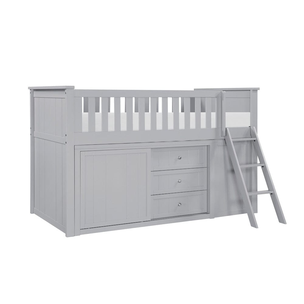 Homelegance  - Orion Low Loft Bunk W/ Bookcase and Dresser - B2063LL-1xBCDR  view 1