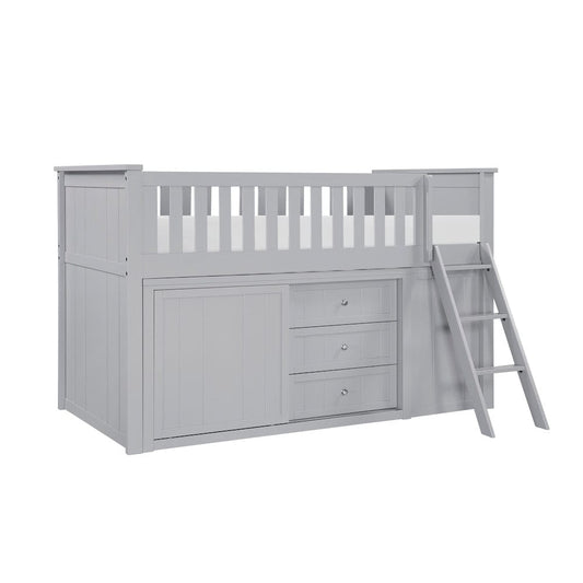 Homelegance  - Orion Low Loft Bunk W/ Bookcase and Dresser - B2063LL-1xBCDR  view 1