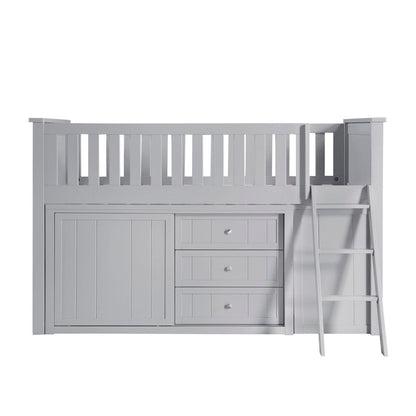 Homelegance  - Orion Low Loft Bunk W/ Bookcase and Dresser - B2063LL-1xBCDR  view 7