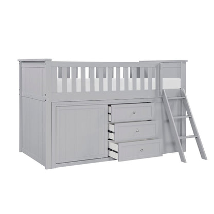 Homelegance  - Orion Low Loft Bunk W/ Bookcase and Dresser - B2063LL-1xBCDR  view 8