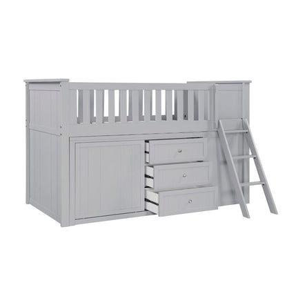 Homelegance  - Orion Low Loft Bunk W/ Bookcase and Dresser - B2063LL-1xBCDR  view 9