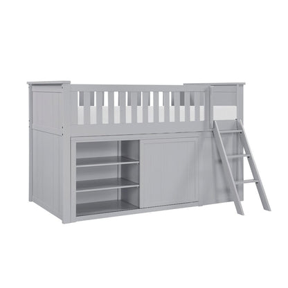 Homelegance  - Orion Low Loft Bunk W/ Bookcase and Dresser - B2063LL-1xBCDR  view 10