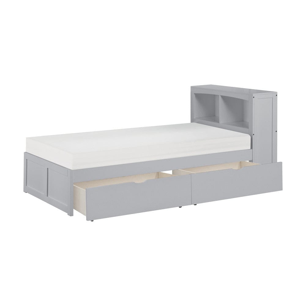 Homelegance  - Orion Twin Bookcase Platform Bed W/ Storage Boxes - B2063BC-1Tx  view 3