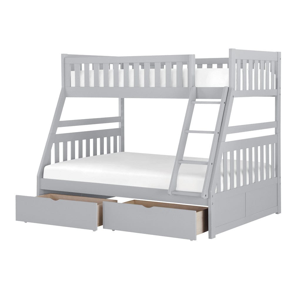 Homelegance  - Orion Twin/Full Bunk Bed W/ Storage Boxes - B2063TF-1xT  view 2